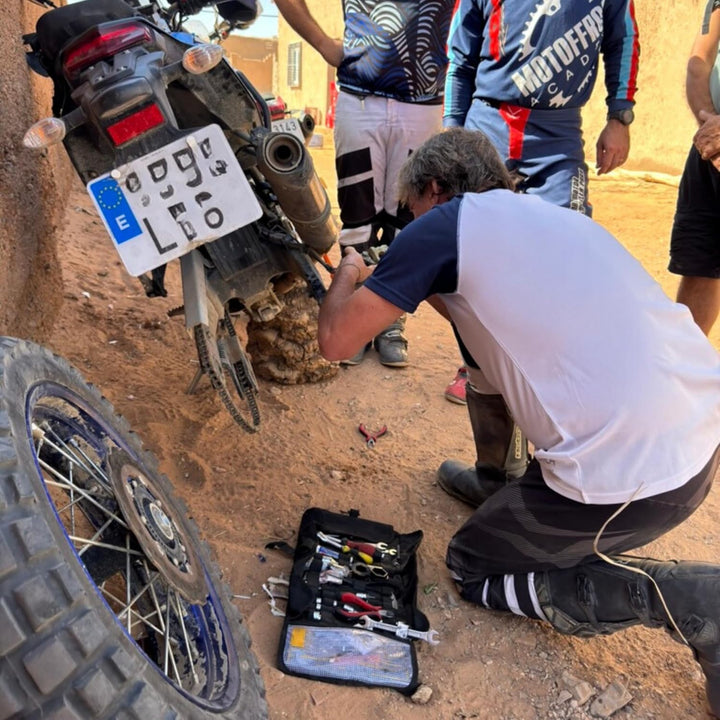 Odinsberg Heavy Duty Tool Roll Werkzeugrolle für Motorrad - Werkzeugtasche ohne Inhalt mit Taktische