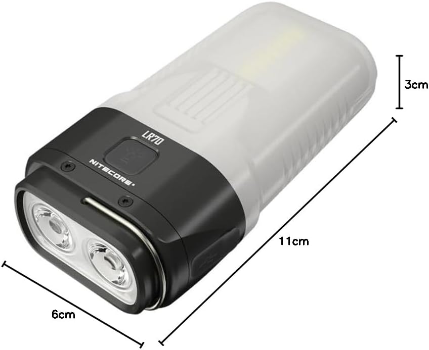 Nitecore LR70 - Nitecore LR70 - 3000 Lumen, Powerbank, Laterne