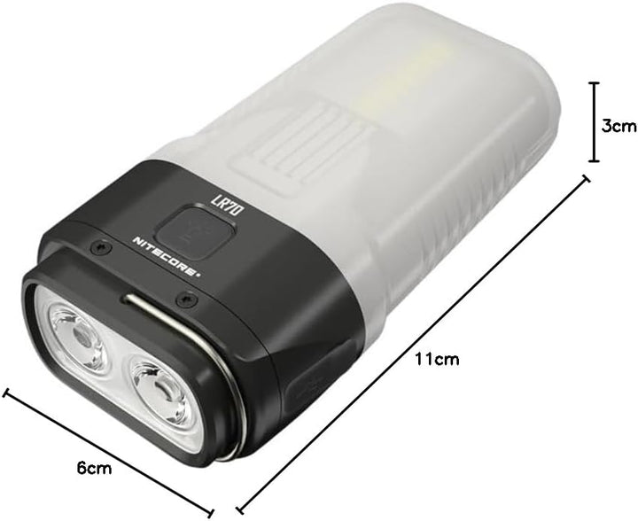 Nitecore LR70 - Nitecore LR70 - 3000 Lumen, Powerbank, Laterne
