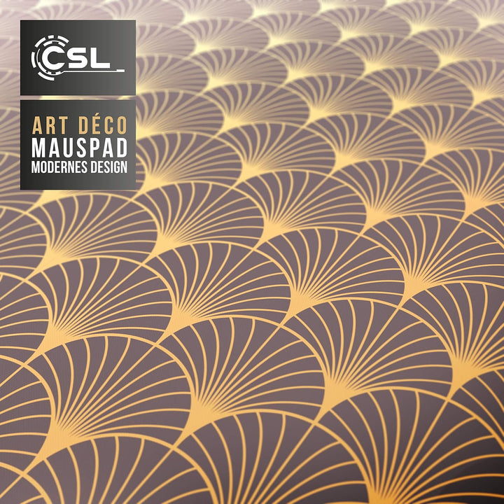 CSL - XXL Mauspad Gaming 900x400 mm - XXL Mousepad gross mit Motiv - Tischunterlage Large Size - ver