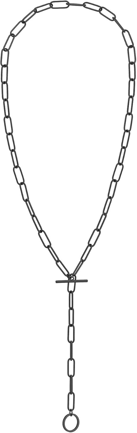 Liebeskind Halskette aus Edelstahl (Black)