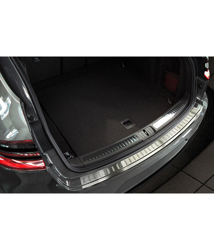 Avisa Edelstahl Heckstossstangenschutz kompatibel mit Porsche Macan 2013-2019 & 2019- 'Ribs'