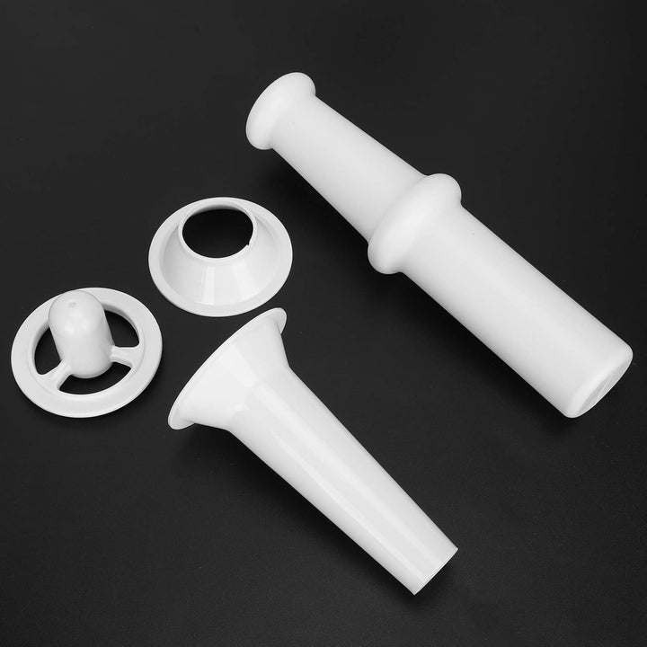Fleischwolf-Tamper-Kits,Lebensmittelschieber + Wurstfülldüse + Kubbe-Aufsatz-Schieber-Metzger-Set Fl