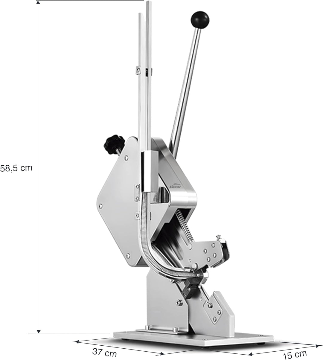 Lacor - 61200 - Clipmaschine für Lebensmittel, Wurstschneider, Heftgerät für Wurst, Edelstahl, Kapaz