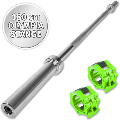 C.P. Sports Hantelstangen Olympia, SZ-Stangen, Trizepsbomber | für Scheiben mit 50mm Bohrung | Volls