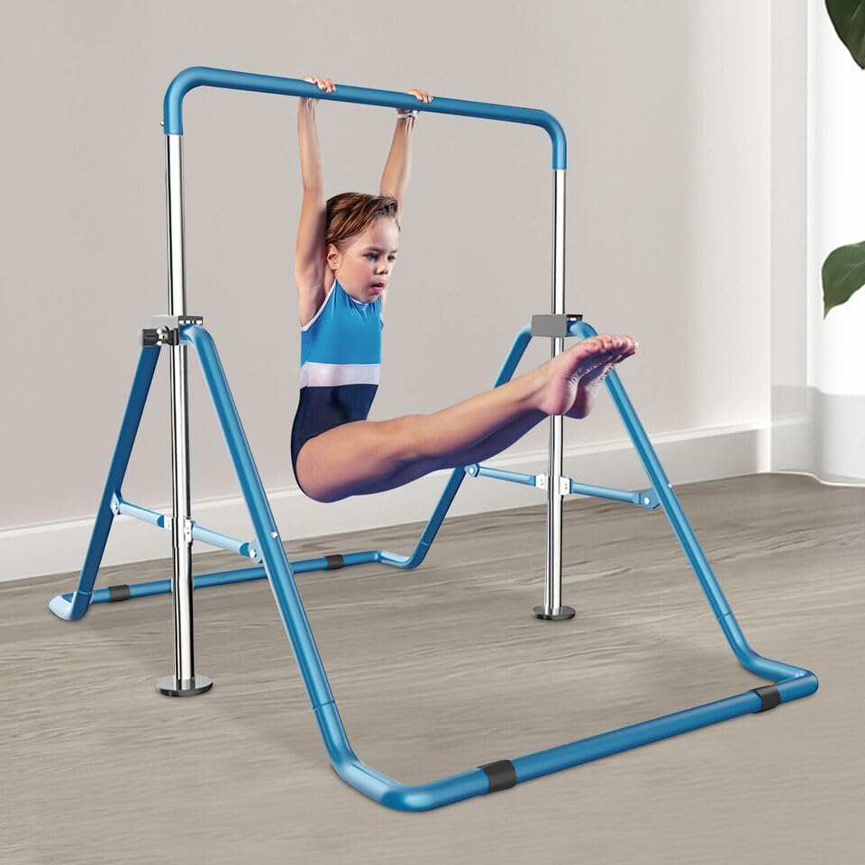 Gymnastikstange, horizontal, für Kinder, Trainingsgerät zu Hause, ausziehbar, höhenverstellbar, 85 b