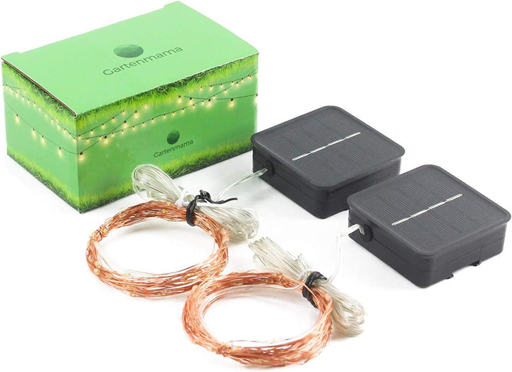 Topfashion+ Solar Mini Teeny winzige Lichter, Sternen String Licht für Garten Fee, Baum, Geländer, A