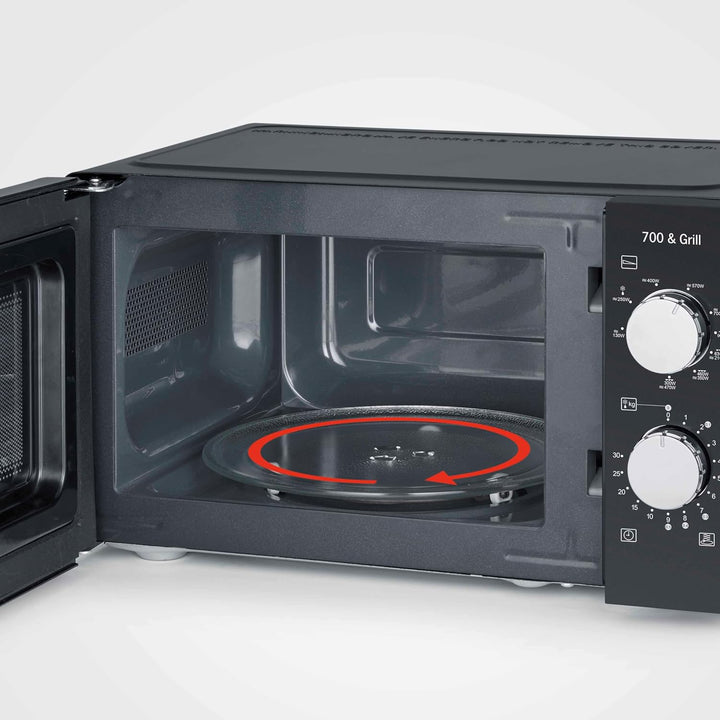 SEVERIN 2-in-1 Mikrowelle mit Grill 700 W, 900 W Grill, Grillofen mit 9 Automatikprogrammen, Mikrowe