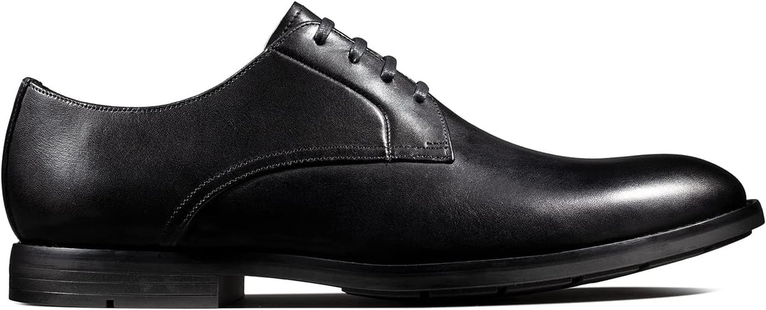 Clarks Herren Un Aldric Lace Derbys 39.5 EU Weit Black Leather, 39.5 EU Weit Black Leather