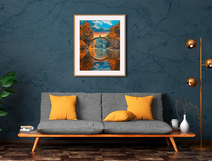 Schipper 609130898 Malen nach Zahlen – Teufelsbrücke am Rakotzsee - Bilder malen für Erwachsene, ink