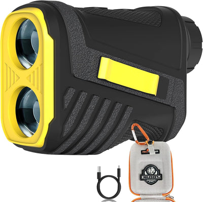 Laser Golf Entfernungsmesser, Mileseey by CUSBON Jagd Golf Rangefinder mit USB-Aufladung, Steigungsm