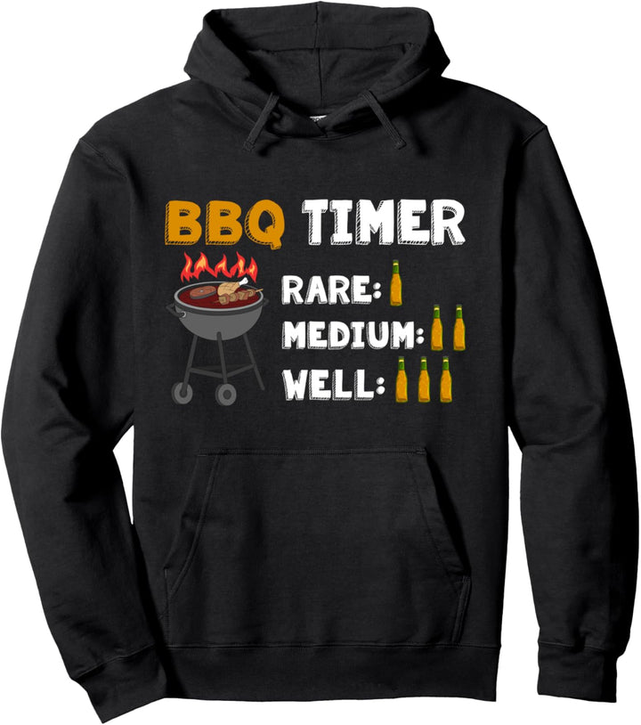 Bier Grillparty Barbecue Grillmeister BBQ Lustiges Grillen Pullover Hoodie