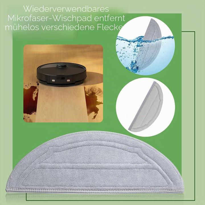 Zubehör für Roborock Q10 S5 / Q10 S5+ / Q10 X5 / Q10 X5+ Staubsauger, 1 Hauptbürste, 4 Hepa-Filter,