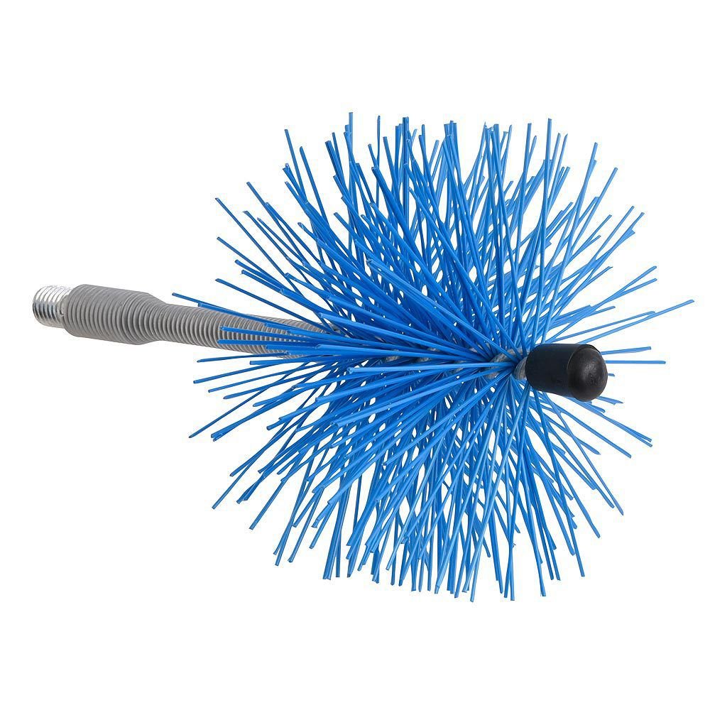 Saturnia 22020710 Kaminkehrbürste, Nylon, flexibel, 120 mm, 21x13x13 cm, 120 mm