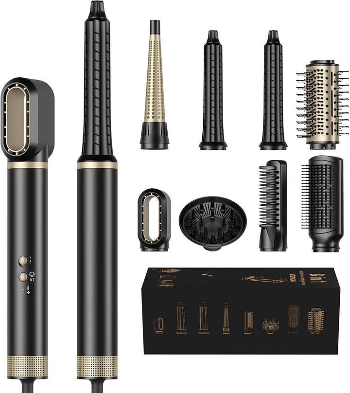 Atopskins Air styler 8 in 1 Hairstyler, 1500W Haarstyler Geräte mit 110000 RPM Motor Haartrockner, R