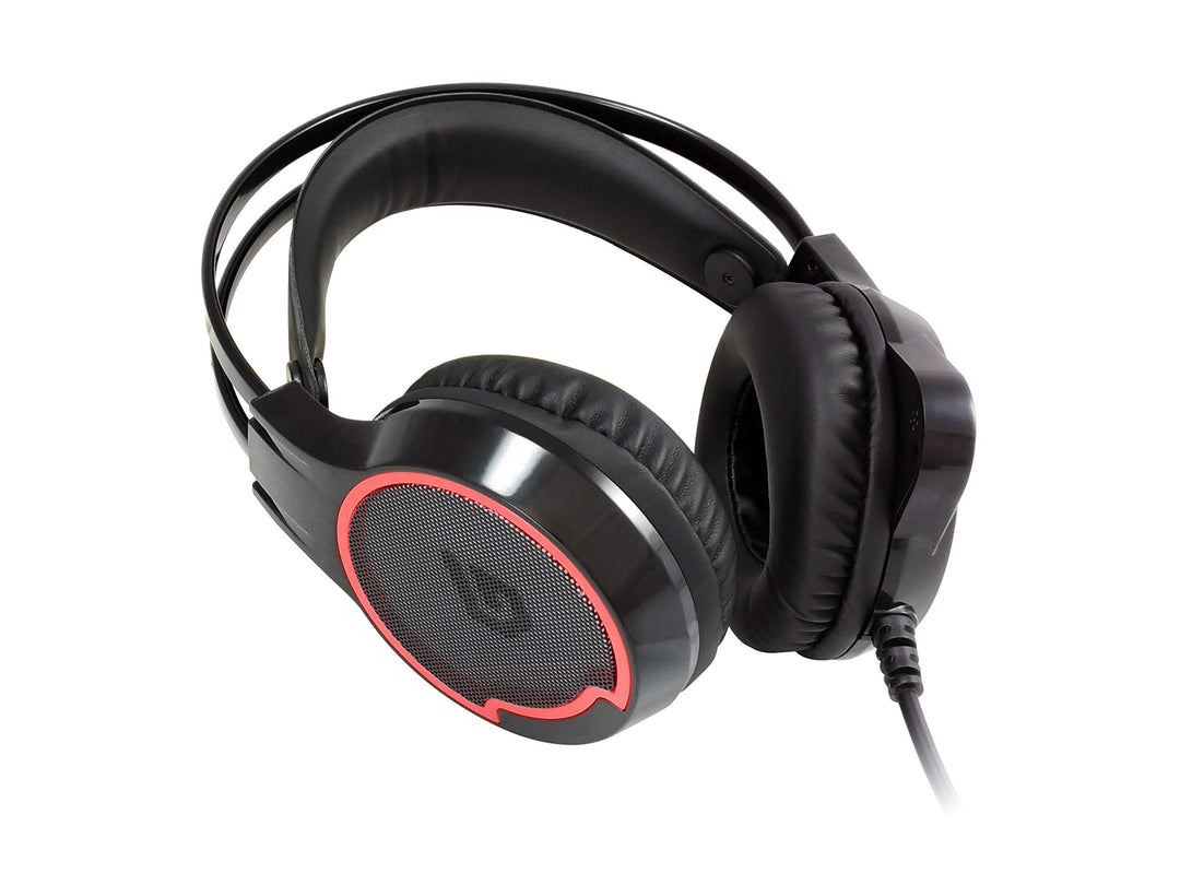 Conceptronic ATHAN01B, PC-Headsets - Schwarz/Rot