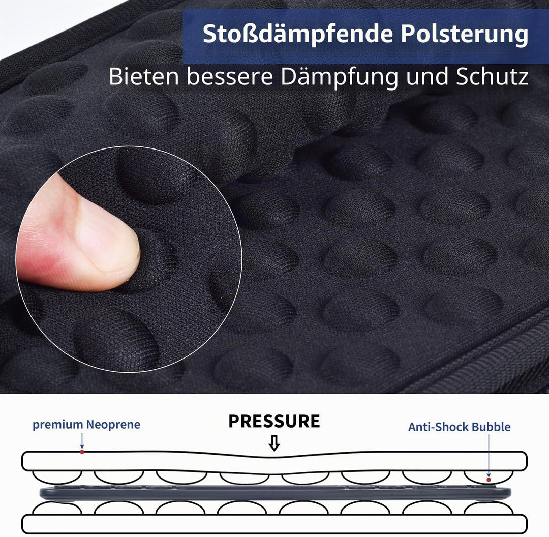 Premium Logitech K380 Tastatur Abdeckung Sleeve Case, gepolsterte stossfeste Neopren Tasche für Logi