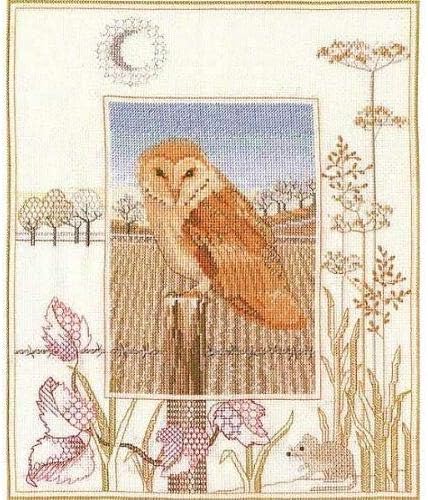 Bothy Threads Kreuzstich-Set Tierwelt- Schleiereule, 26.9x34.2cm, DWWIL3, Zählmuster