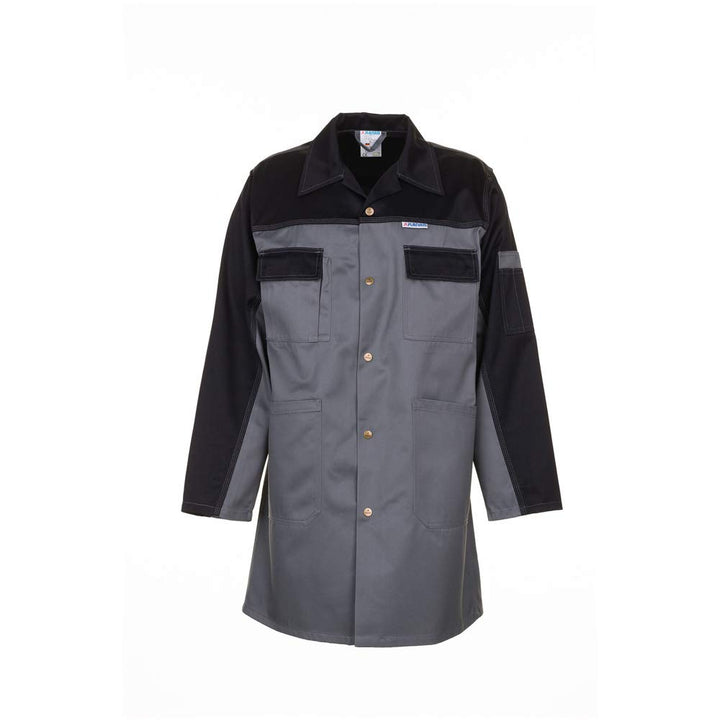 Grösse 54 Herren Planam Tristep Berufsmantel grau schwarz Modell 1244