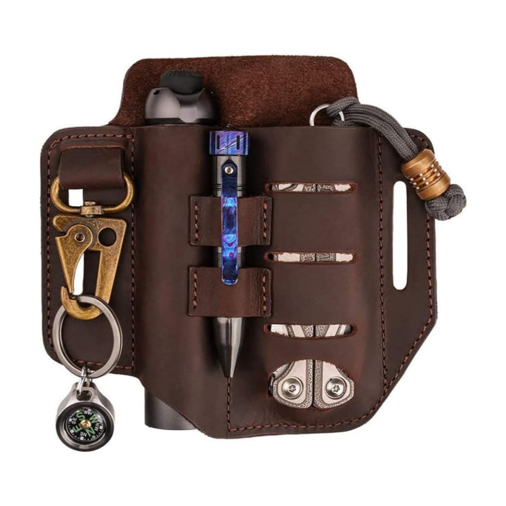 VIPERADE PJ13 Plus Leder EDC Leder Tasche Organizer und Halter für Werkzeuge und Outdoor-Ausrüstung