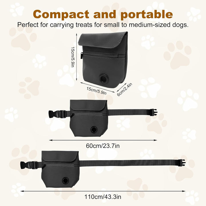 Hunde Leckerlitasche mit Trainings-Clicker, Magnetverschluss