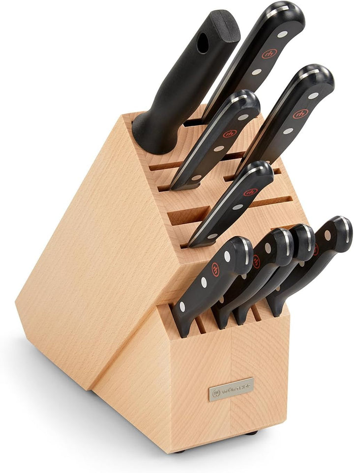 WÜSTHOF Gourmet Messerblock mit 9 Artikeln, Block mit 9 Artikeln