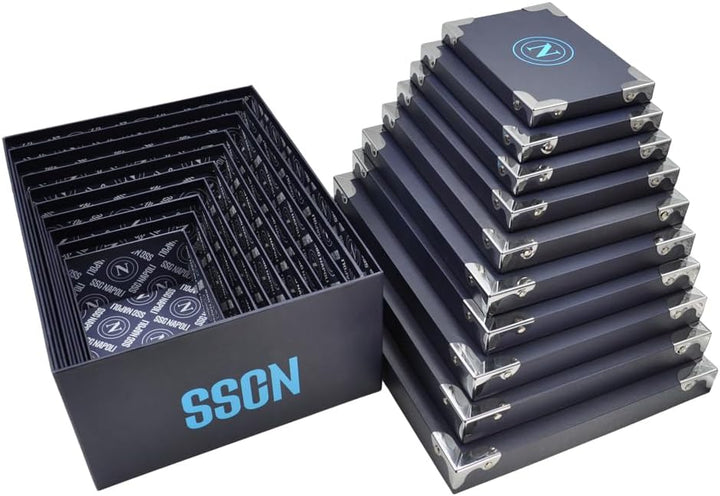Set mit 10 Stück Storage Koffer Napoli 124001