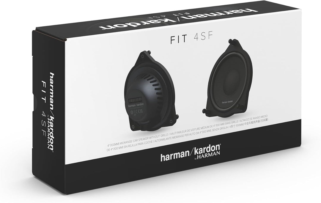 Harman Kardon FIT 4SF Koaxial Lautsprecher Auto 10mm (4 Zoll): Car HiFi Lautsprecher mit 45W RMS und