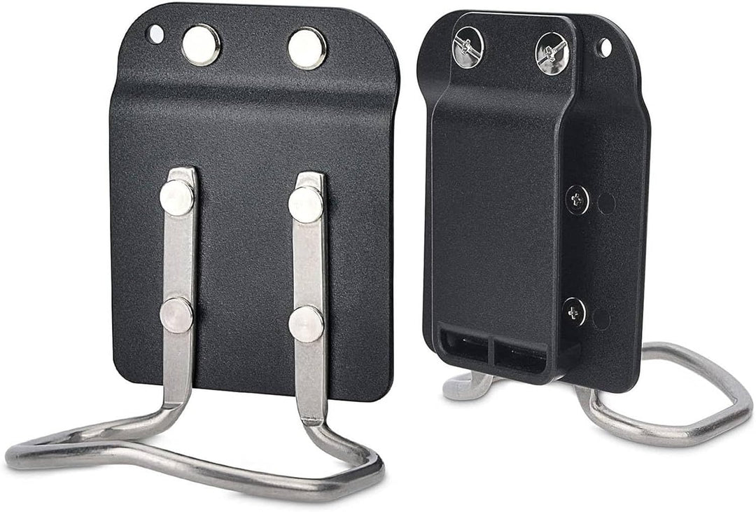Tragbarer Hammerhalter aus Edelstahl, Werkzeuggürtel für Klauenhammer, Beil, Hammer und Bohrerhalter