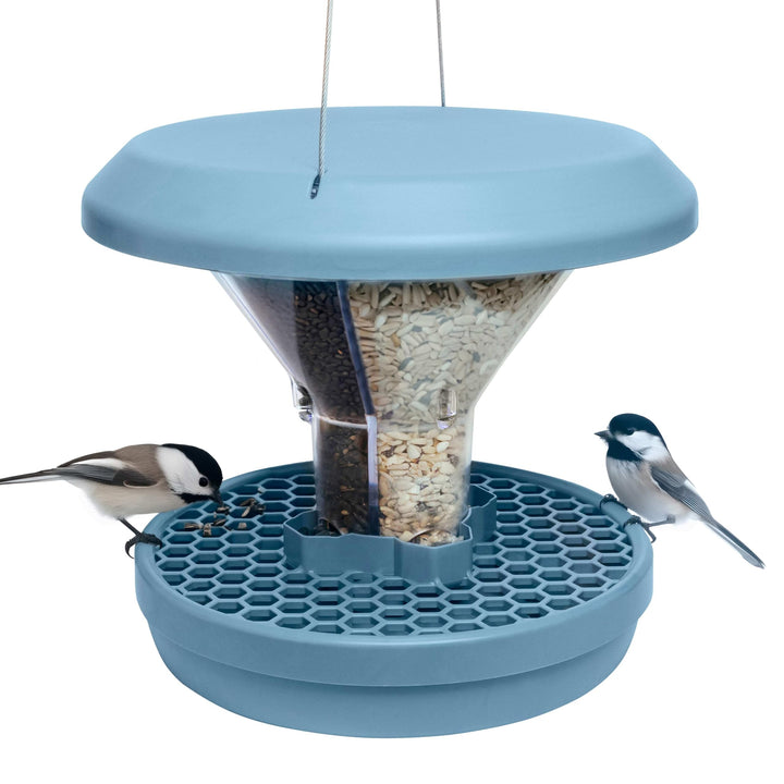 SWISSINNO Vogel-Futtersilo Davos SMART Birds. Füttern Sie Vögel - Nicht Nagetiere! Robust + Zuverläs
