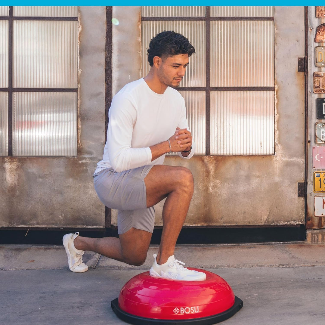 Bosu, Home Gym Equipment, The Original Balance Trainer, 66 cm Durchmesser rot / schwarz, rot / schwa