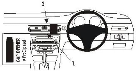 Brodit 653598 ProClip Halterung
