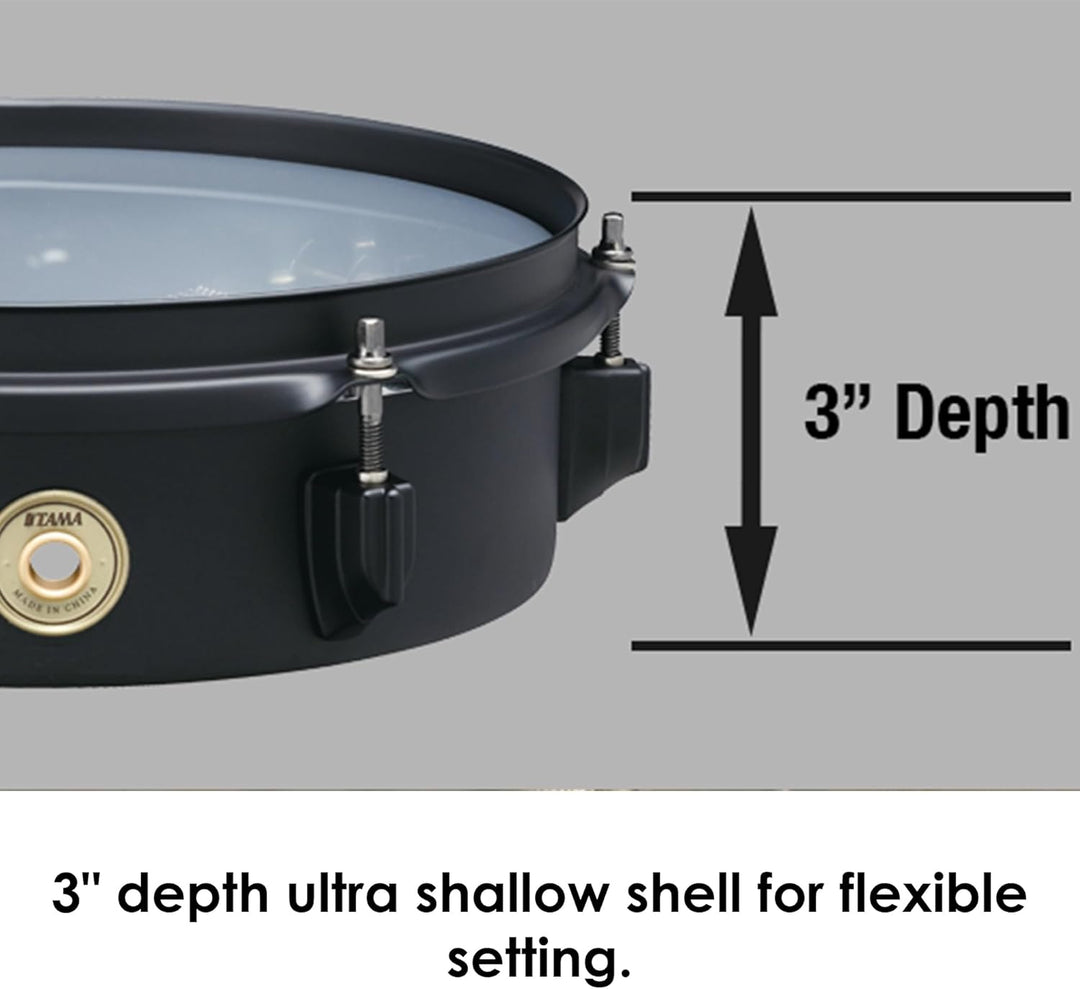 TAMA Effect Series Snare Drum 3"x10" - w/MC69 - Black