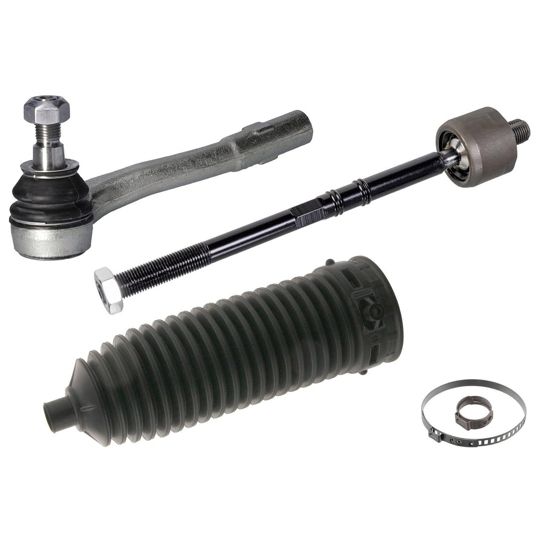febi bilstein 40167 Spurstange mit Endstück, Manschette und Anbaumaterial , 1 Stück Vorderachse rech