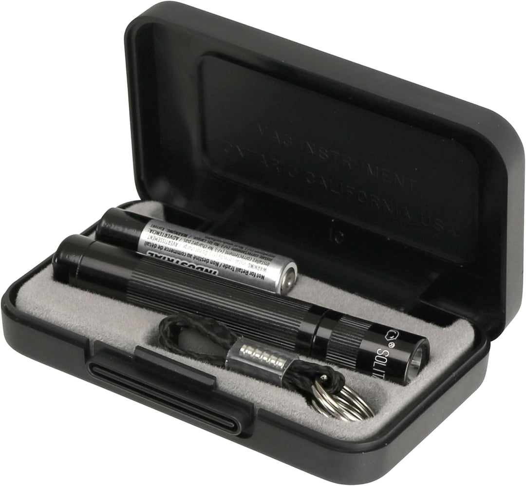 MagLite Solitaire LED 1AAA Flashlight Schwarz Single, Schwarz Single