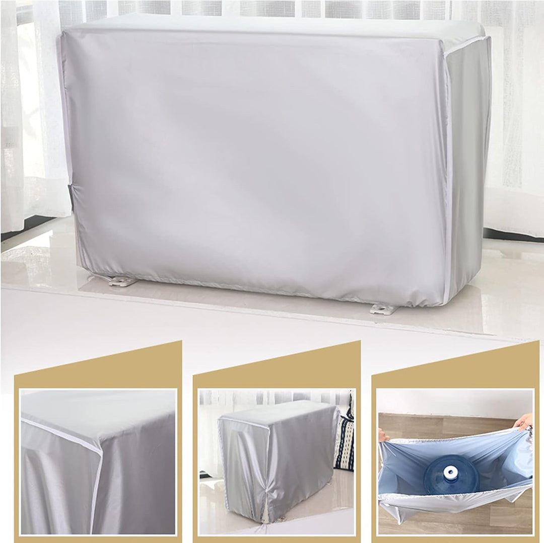 Abdeckungs Aussenklimaanlage, Wasserdichter Klimaanlagenabdeckungen Silber 100 x 41 x 80cm, Silber 1
