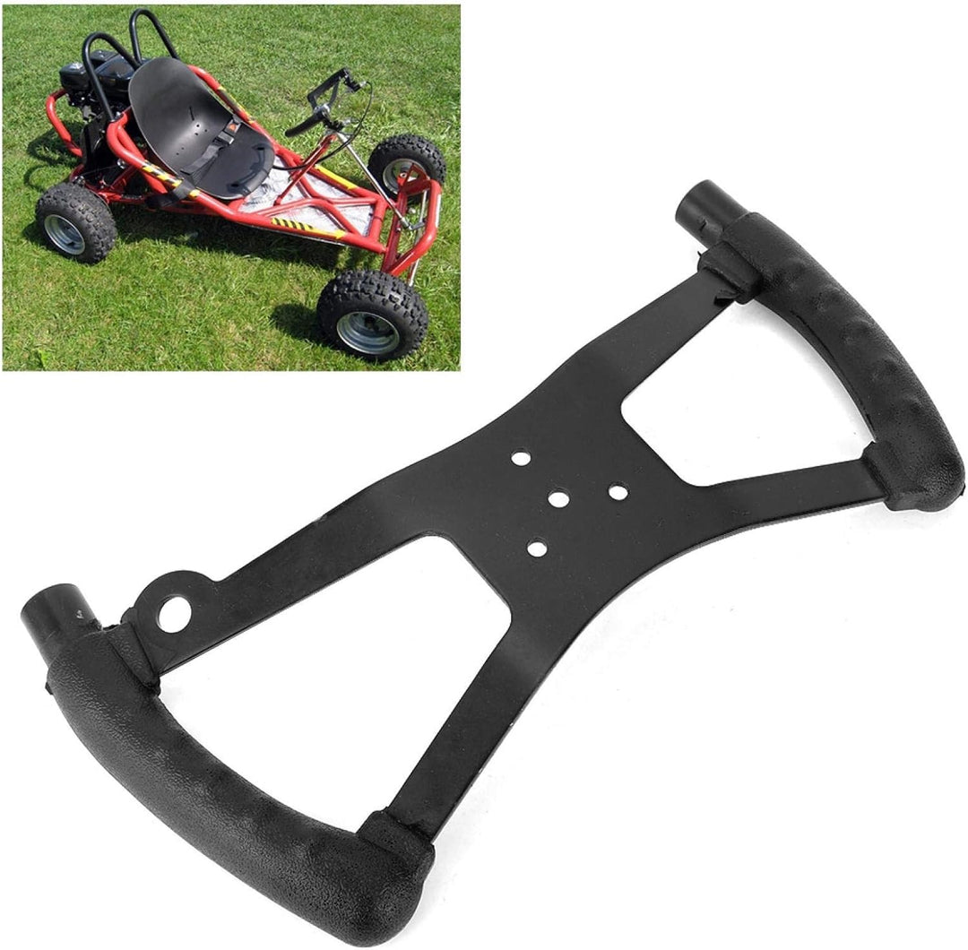 Lenkrad für Geländewagen,Lenkrad Im H Stil für Racing Kart Go Cart Auto Modifikation Zubehör Schwarz