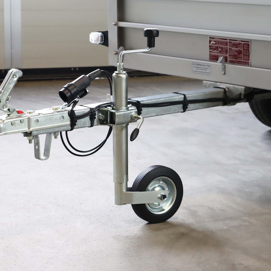 The Drive | Stützrad 150kg | für PKW Anhänger | Ø 48mm Rohrdurchmesser | Bugrad Laufrad