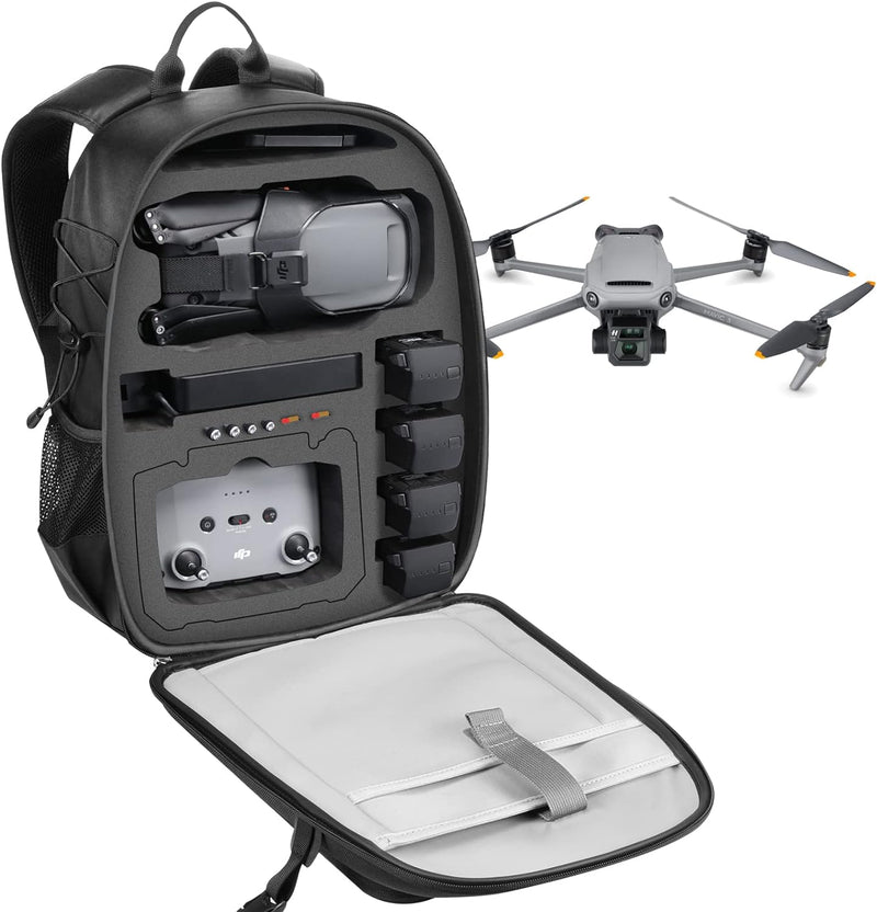 Smatree Rucksack Kompatibel mit DJI Mavic 3 Combo, Mavic 3/3E/3T Drohnentasche, Mavic 3 Tasche,wasse