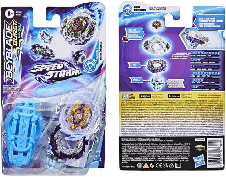 Hasbro Beyblade Burst Surge Speedstorm Raid Luinor L6 Kreisel Starter Pack – Battle Kreisel mit Star