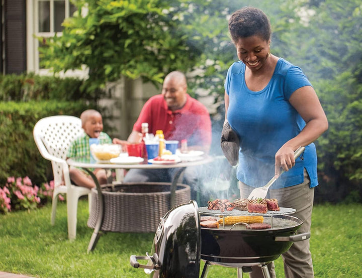 Onlyfire Warmhalterost aus Edelstahl Grillrost rund 44,5 cm Grillerweiterung für Kugelgrills Weber 5