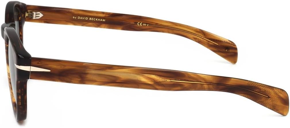 David Beckham Unisex Db 7041/S Sunglasses 48 Ex4/Qt Brown Horn, 48 Ex4/Qt Brown Horn