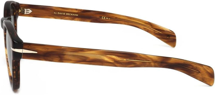 David Beckham Unisex Db 7041/S Sunglasses 48 Ex4/Qt Brown Horn, 48 Ex4/Qt Brown Horn