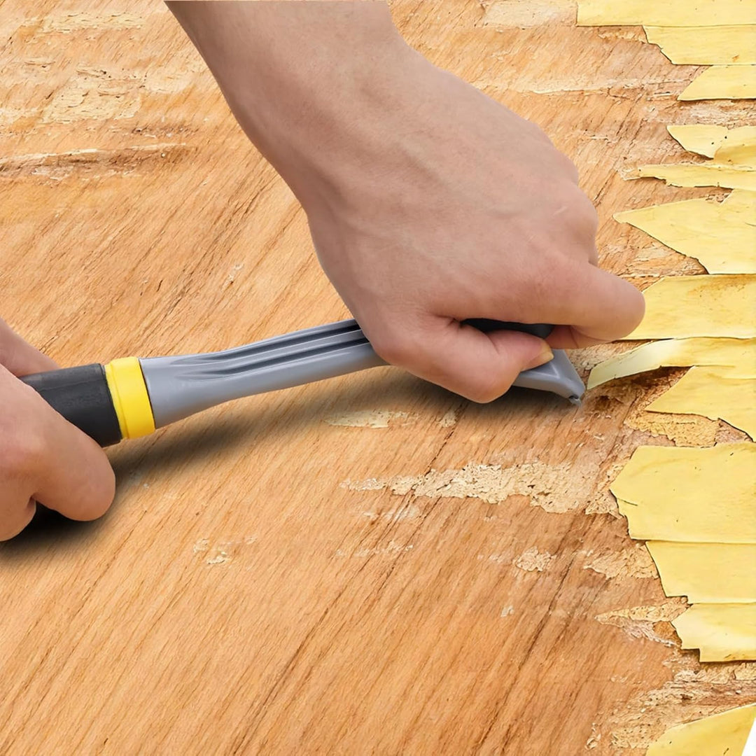 Kraftschaber 64mm Ziehklinge Farbschaber - Rutschfester Universalschaber für Holz, Metall, Beton, St