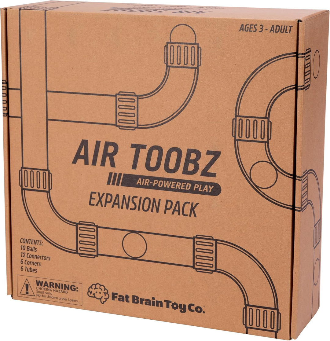 Fat Brain Toys Air Toobz Erweiterungspaket – Luftbetriebenes STEM-Bauspielzeug – Kinder & Jugendlich