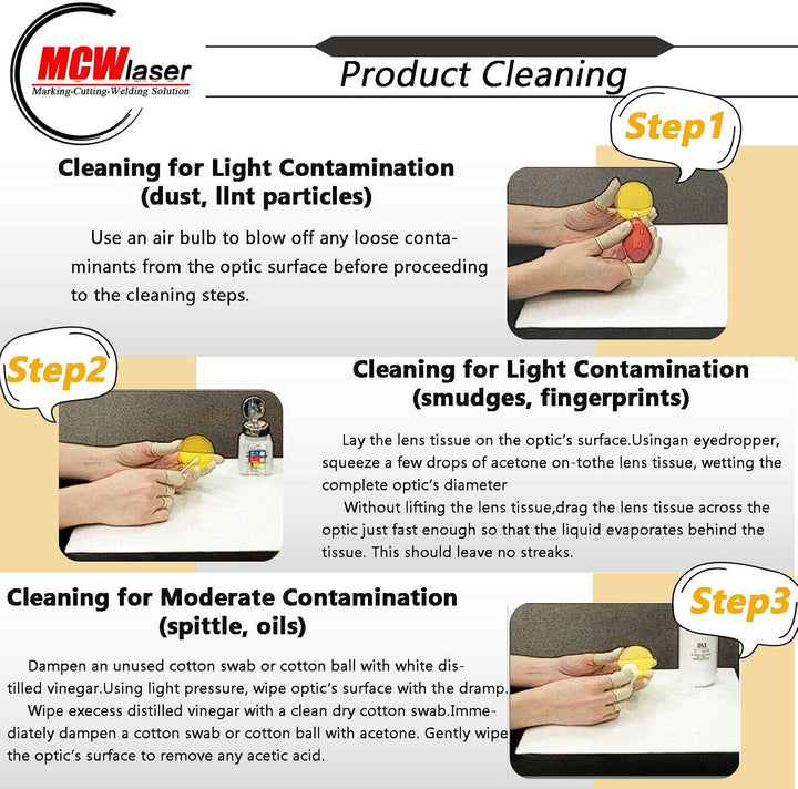 MCWlaser 19mm PVD ZnSe CO2 Laser Lens Fokuslinse Laser Linse für CO2 10600nm 10,6um Lasergravierer/F