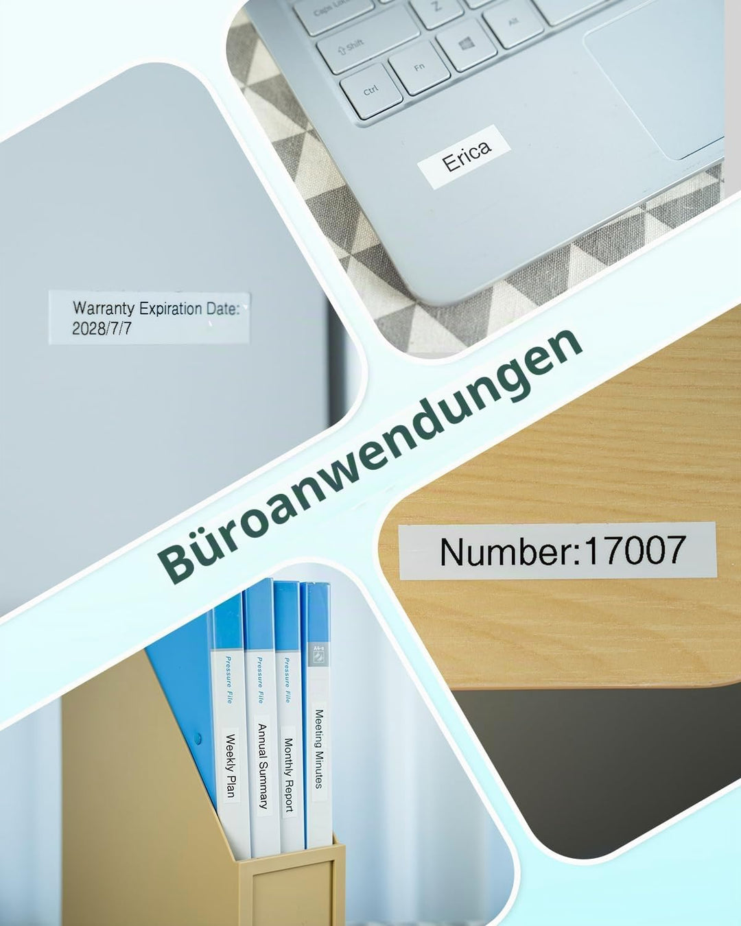 Fimax Tze-231 12mm Tz-231 Schriftband kompatibel mit Brother P-touch Bänder 12mm 0.47 Laminated Tz T