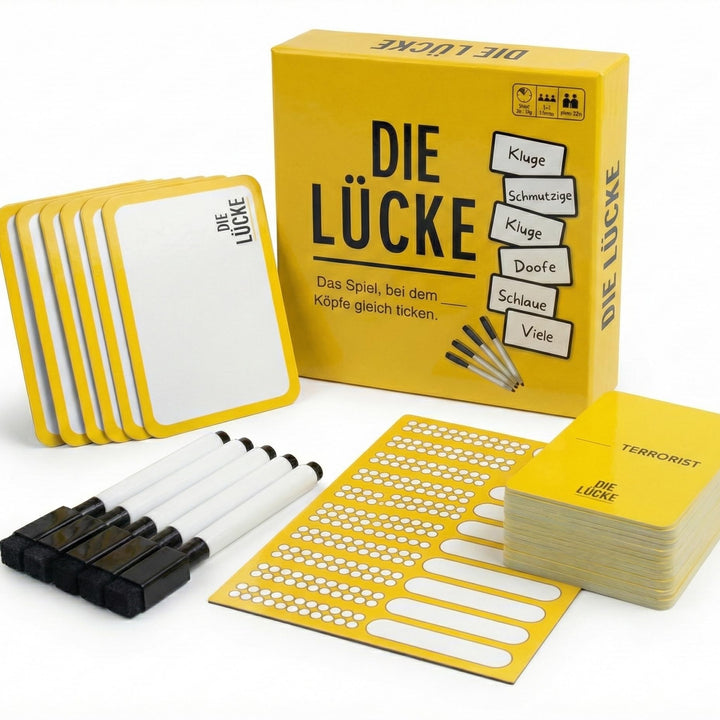 TIPSI Die Lücke – Wer Denkt wie du? | Das Lustige Spiel für Erwachsene mit schwarzem Humor | Gesells
