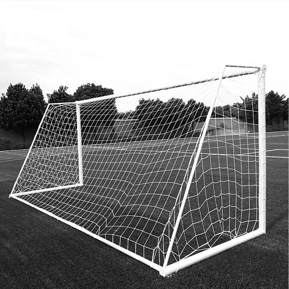 Aoneky Fussballnetz 7,3x2,4M /5,5x2,1M/3,6x1,8M/ 3x2M/ 2,4x1,8m/1,8x1,2M, 3mm/2.5mm/2mm PE Tornetze,
