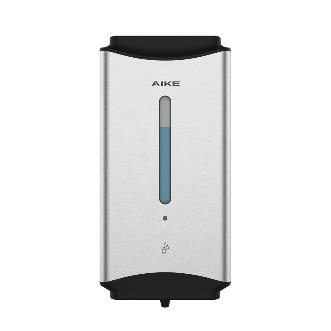 AIKE Seifenspender Automatischer Edelstahl, 1100 ml Kommerzieller Seifenspender Wandmontage mit Sich